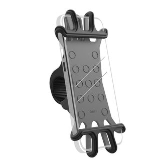 Hama Flexible, držák mobilu na řídítka jízdního kola, pro zařízení s šířkou 6-8 cm a výškou 13-15 cm