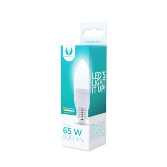 LED žárovka Forever E27 C37 10W teplá bílá (3000K)