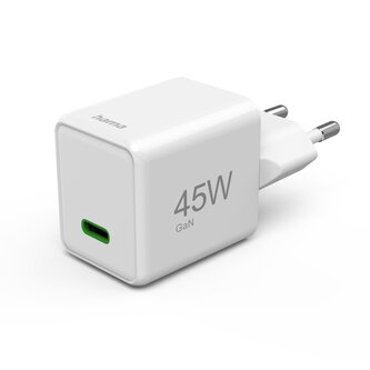 Hama rychlá USB nabíječka, USB-C PD/QC 45 W, super-mini