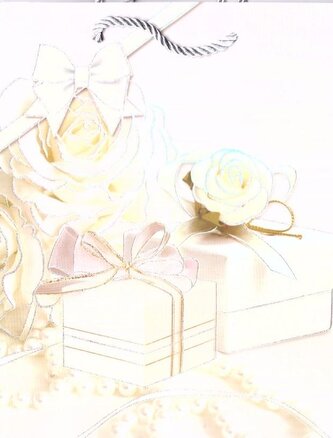 Torba prezentowa M kwiaty MIX