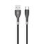 Kabel Forever Sleek USB/USB-C 1m 3A černý