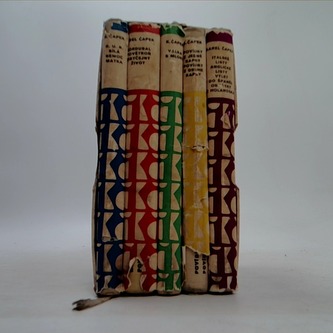 Box 5 knih (R. U. R., Povídky z jedné kapsy, Italské listy, Válk