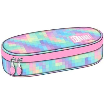 Piórnik saszetka z wewnętrzną klapką Pastel Pixels