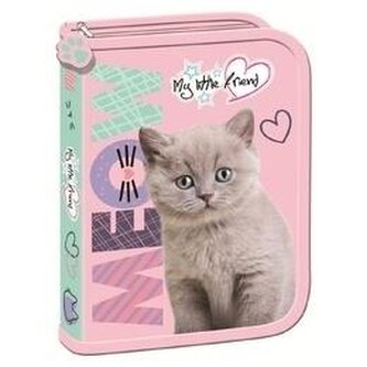 Piórnik dwuklapkowy bez wyposażenia Fluffy Kitty