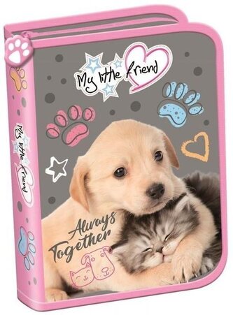 Piórnik dwuklapkowy bez wyposażenia Cat&Dog;