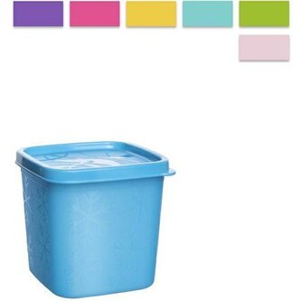 dóza 0,38l FROST l ASS, čtverc., plast