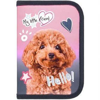 Piórnik dwuklapkowy bez wyposażenia Hello Dog