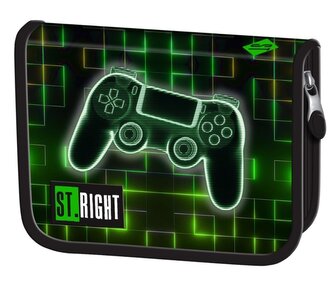 Piórnik dwuklapkowy bez wyposażenia Neon Pad