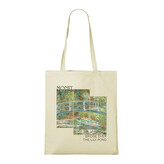 Taška Claude Monet - Bridge Over the Lily Pond, 100% bavlna