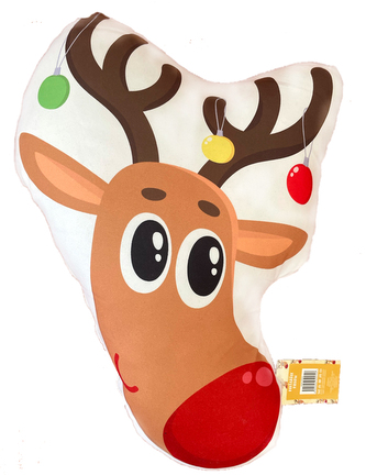 3D Polštářek Vánoční Sob 3D Polštářek Vánoční Sob