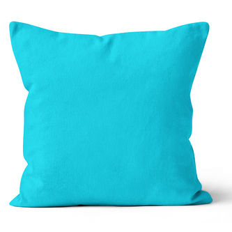 Mikroplyšový povlak na polštář 40x40 cm Tyrkysový