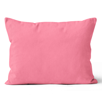 Mikroplyšový povlak na polštář 50x70 cm Růžový Mikroplyšový povlak na polštář 50x70 cm Růžový