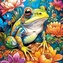 Puzzle Cherry Pazzi 1000d. Květinová žába (Flower Power Frog)