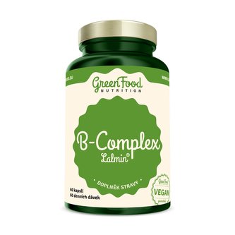 GreenFood nutrition - B-komplex lalmin 60 vegán kapsúl