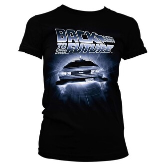 Tričko Back to the Future - Flying Delorean, XXL