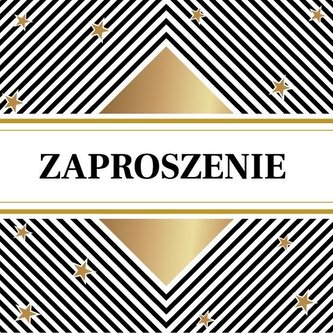 Zaproszenie Urodziny (10szt)