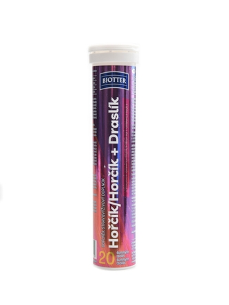 Biotter - Hořčík + draslík grapefruit 20 šumivých tablet