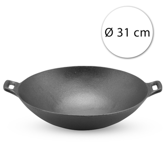 Pánev WOK litina ¤31cm  PERFECT