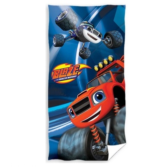 Carbotex Osuška Plamínek a Čtyřkoláci Blaze a Darington 70x140 cm