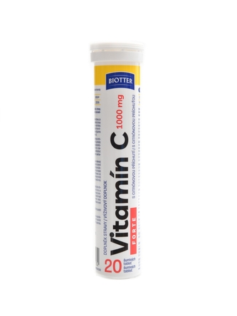 Biotter - Vitamín C 1000mg forte 20 šumivých tablet