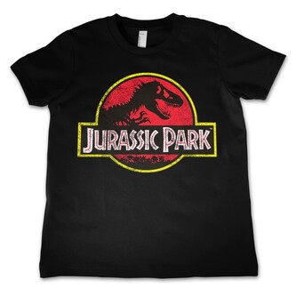 Tričko Jurský Park - Distressed Logo, 4y