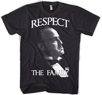 Tričko The Godfather - Respect The Family, M
