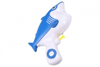 Vodní pistole žralok stříkající plast 13,5cm 12ks v boxu