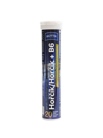 Biotter - Hořčík + B6 pomeranč 20 šumivých tablet
