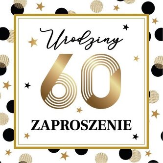 Zaproszenie Urodziny (10szt)