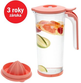 STATUS vakuový džbán s citrusovačem 179502, lososový