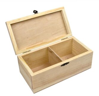 Pudełko drewniane z zamkiem 20x10x8cm