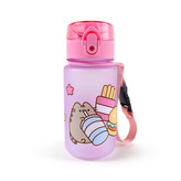 Nerozbitná plastová dětská láhev s víčkem 350ml -  Kočka Pusheen  Foodie
