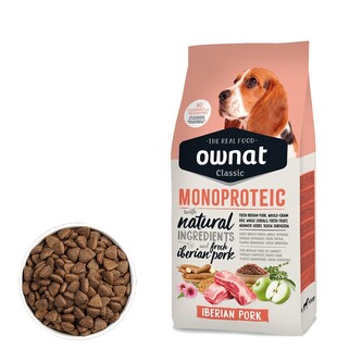 OWNAT CLASSIC MONOPROTEIC DOG Iberian Pork 4kg, min. trvanlivost 31.05.2025 OWNAT CLASSIC MONOPROTEIC DOG Iberian Pork 4kg, min. trvanlivost 31.05.2025