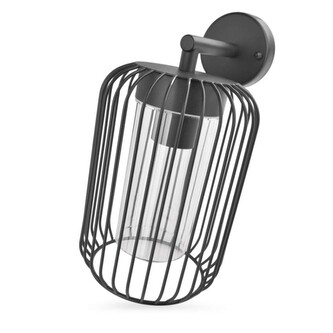 Emos ZGD010P LED zahradní nástěnné svítidlo, 20,8 x 16 x 28,5 cm, 1 x E27, 15 W