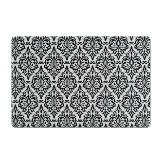 ZELLER Prostírání Vintage plastové černé 43,5x28,5cm