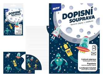 dopisní papír barevný LUX 5+10 (Vesmír) 5550363