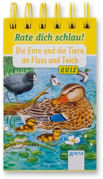 Die Ente und die Tiere an Fluss und Teich