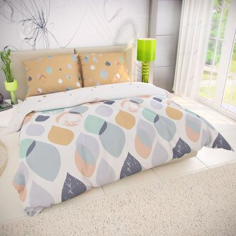 Francouzské bavlněné povlečení DELUX 220x200, 70x90cm SERENA