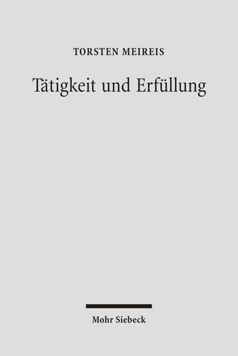 Tätigkeit und Erfüllung