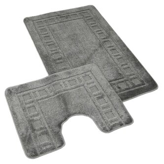 Koupelnová a WC předložka rám šedý