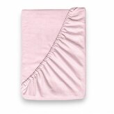 Flanelové napínací prostěradlo 90x200cm světle růžové