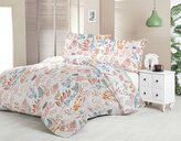 Saténové francouzské povlečení LUXURY COLLECTION 1+2, 200x200, 70x90cm CORAL garden