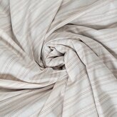 Bavlněné napínací prostěradlo 200x200cm béžový proužek