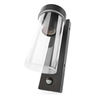 Emos ZGC040P LED zahradní nástěnné svítidlo s čidlem soumraku, 12,8 x 8 x 27 cm, 1 x E27, 15 W