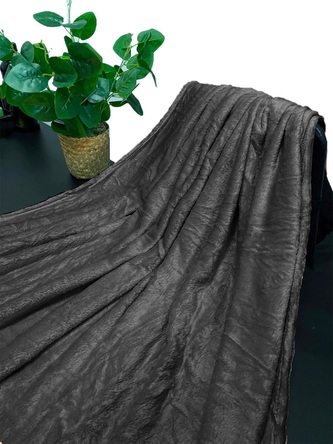 Mikroflanelová deka 150x200 cm černá