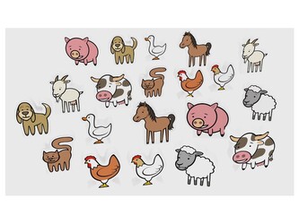 FOAMINIS Zvířátka domácí 20