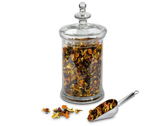 Skleněná dóza na čaj - 1 kg, 1ks