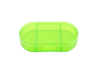 Zásobník na kapsle - Zelený, 3 boxy, 1ks