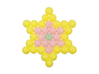 Siatka balonowa gwiazda 63x68cm