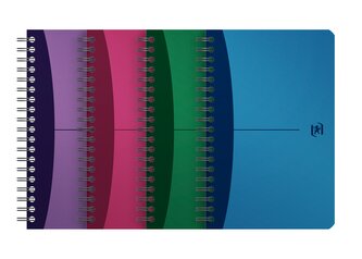 Oxford - Blok spirálový Oxford Urban 11 x 17 cm/90 listů, linkovaný, mix